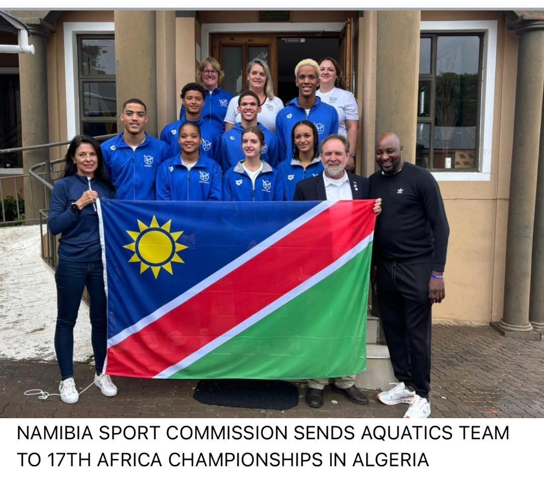 Namibia Aquatics team heading to the 17th Africa Championships in Algeria