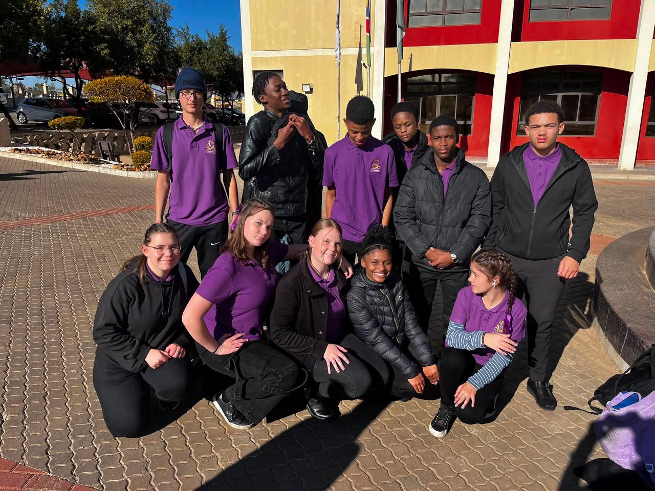 IA Academy learners outside IUM at the Inbound Career Fair, July 2026